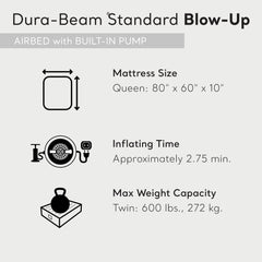 Intex 64149ED dura-beam side view demonstrates sturdy stability under load.