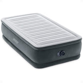 Intex twin-size air mattress with 18-inch height offers plush guest comfort