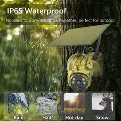 Invyxr cellular trail camera 355 pan and 100 tilt provide broad coverage.