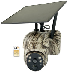 Invyxr cellular trail camera solar panel powers remote wildlife monitoring in all weather.