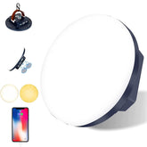 IODOO 16500mAh camping lantern with magnetic base for hands-free tent lighting.