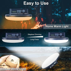 IODOO lantern delivers bright 3000 lumens from 144 LEDs for outdoor visibility.