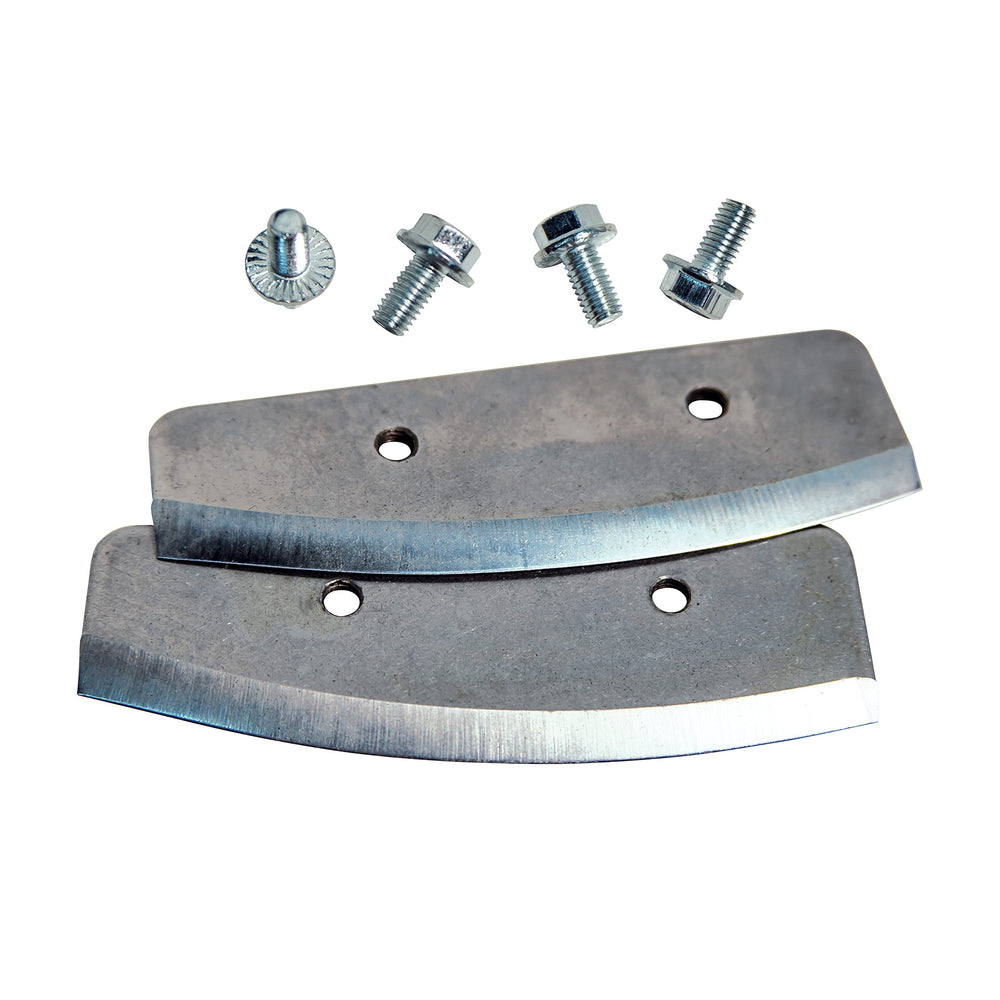 ION 11735 replacement blades front view highlighting durable stainless steel for reliable performance