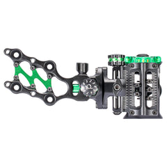 IQ Bowsights Micro 5-pin angled mounting bar aids versatile bow setups