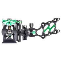 IQ Bowsights Micro 5-pin laser-etched marks simplify windage and elevation tuning