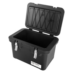 IRIS USA Hugel 44 Qt cooler front view, rugged exterior ready for outdoor adventures.
