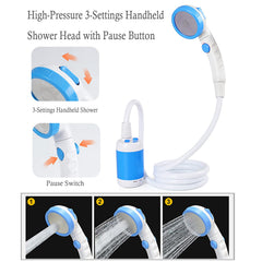 Iron Hammer camp shower battery pack powers reliable performance anywhere.
