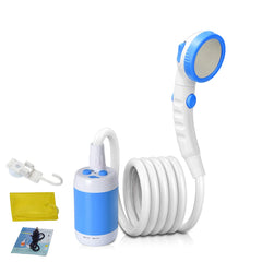 Iron Hammer camp shower portable design enables quick outdoor showers.
