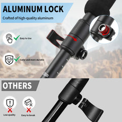 ISTATSO hiking poles quick-lock mechanism ensures quick length changes on the trail