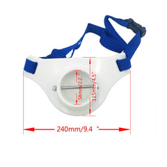 Detail of belt with ABS plastic body and 2.2 inch inner hole