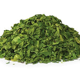 It's Delish dried spinach flakes bulk bag—ready to boost soups and stews.