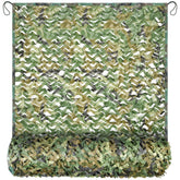 iunio camo netting coverage closeup shows rugged mesh backing for durable concealment