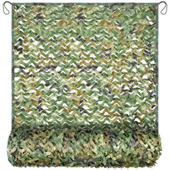 iunio camo netting coverage closeup shows rugged mesh backing for durable concealment