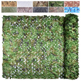 iunio camo netting full view demonstrates woodland camouflage for hunting blinds