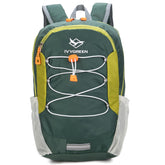 IVYGREEN Little Kids Hiking Backpack green front view for easy day trips with kids