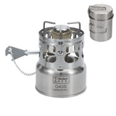 iWalker G43S portable stove setup for camp cooking.