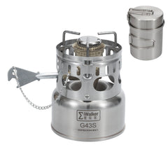 iWalker G43S portable stove setup for camp cooking.