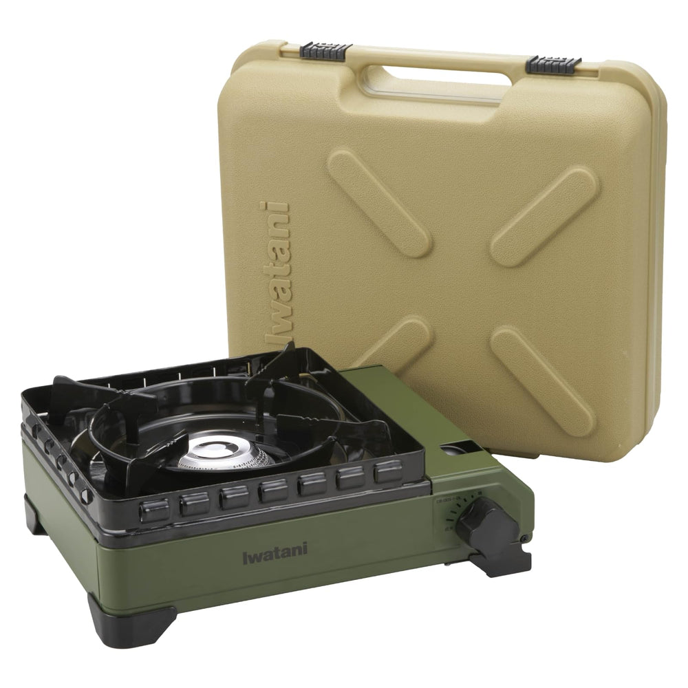 Iwatani CB-ODX-1-OL cassette stove top ready for outdoor cooking