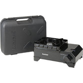 Iwatani Cassette Stove Maru Jr black exterior showcases compact outdoor cooking capability