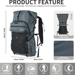 IX INOXTO backpack demonstrates ergonomic 3D suspension for comfortable long-day trekking