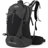 IX INOXTO hiking backpack waterproof back highlights durable fabric for weather exposure