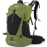 IX INOXTO hiking backpack waterproof material keeps gear protected on wet trails.