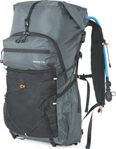 IX INOXTO hiking backpack highlights water-resistant material for wet-weather adventures