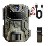 iZEEKER Trail Camera forest setup captures wildlife with quick trigger and clear framing.
