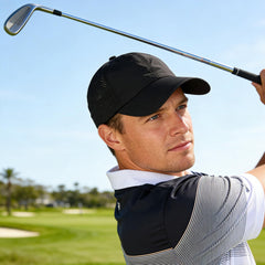 IZUS Lightweight Mesh Golf Sport Hat with breathable panels for active outdoor comfort.