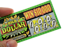 JA-RU prank gift box with lottery tickets as a funny present.