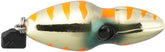 Jackall F0068 TG Bin Switch Head orange gold closeup shows dense tungsten for precise sinking.