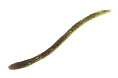 Jackall Flick Shake 3.8 inch two-tone Grippin Gold Chart lure seen for bass.