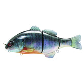 Jackall Gantarel Jr. RT Spawn Gill Swimbait in action for bass strikes.
