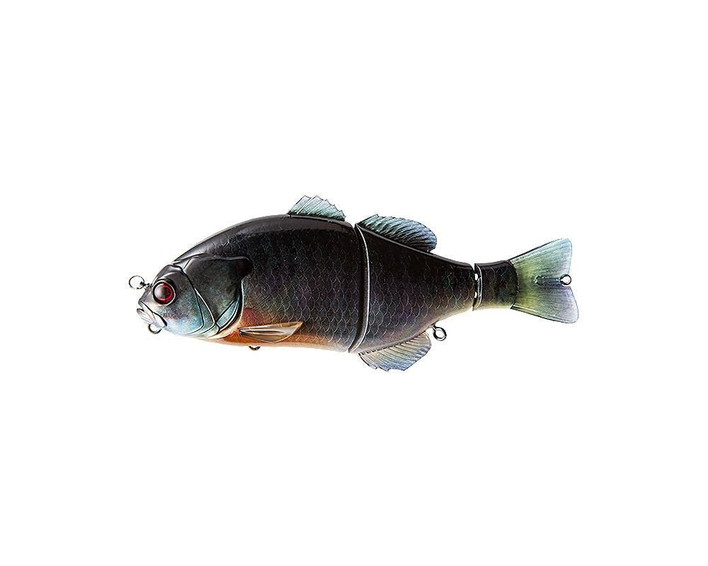 Jackall Gantarel RT Spawn Gill Lure front view showing lifelike action and color