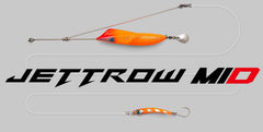 Jackall Jetlow Mid Buddy Spark collar follows the main for mid-layer lure pursuit.