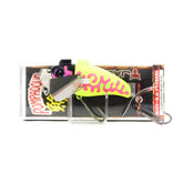 Jackall Pompadour Jr in BHC color, high visibility to attract catfish.