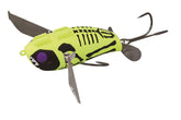 Jackall Pompadour Jr lure front view with high visibility color for catfish