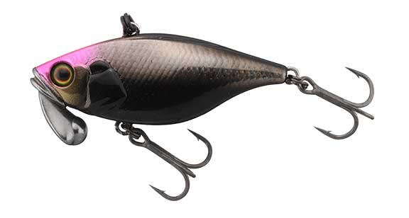 Jackall TN/38 Trigon PH Aurora Black top view shows a finesse-ready bass lure