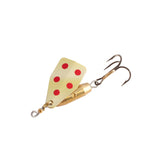 Jake's Lures Spin 1/6oz Gold-Red product shot with high visibility