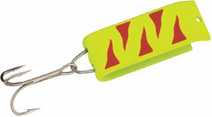 Jake's Lures Spin 2/3oz Neo Yellow with Red for long casting and versatile water use