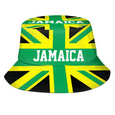 Unisex Jamaica flag bucket hat for men and women