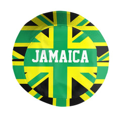 Packable Jamaica flag bucket hat in travel-friendly design