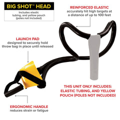 Jameson Big Shot head with pouch in use demonstrates hands-free reloading and efficient operation.