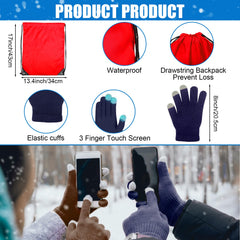 Jamntower touchscreen gloves in use for phone operability in cold.