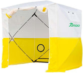 JAX3 work tent pop-up setup demonstrates fast, tool-free assembly on site