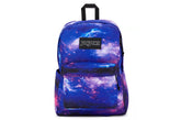 JanSport Superbreak Plus AM Space Dust front view with roomy main compartment