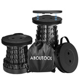 JarryStart upgraded stool with detachable cushion for comfortable outdoor seating.