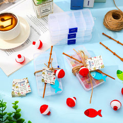 Mini tackle boxes with 10 removable compartments