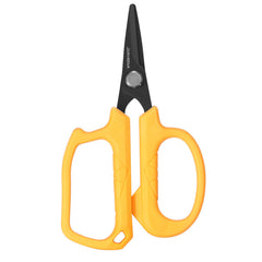 JARVISTAR 4.65-inch orange fishing scissors with textured handle