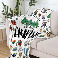 JAWO folded compact blanket ready for RV storage and portability